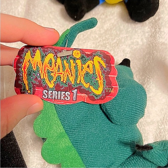Vintage 1997 Meanies Plush. Entire series 1. Including the Lucky Bunny Rabbit. - Picture 9 of 15